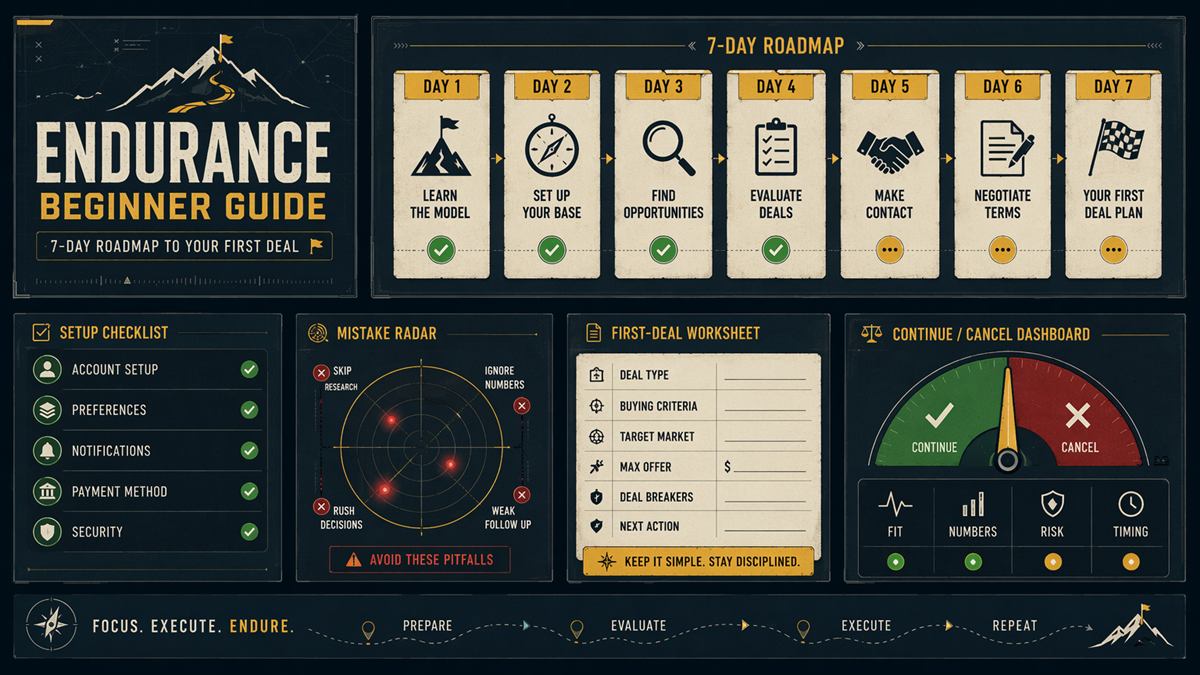 Endurance Beginner Guide: Your First 7 Days Inside The Community visual