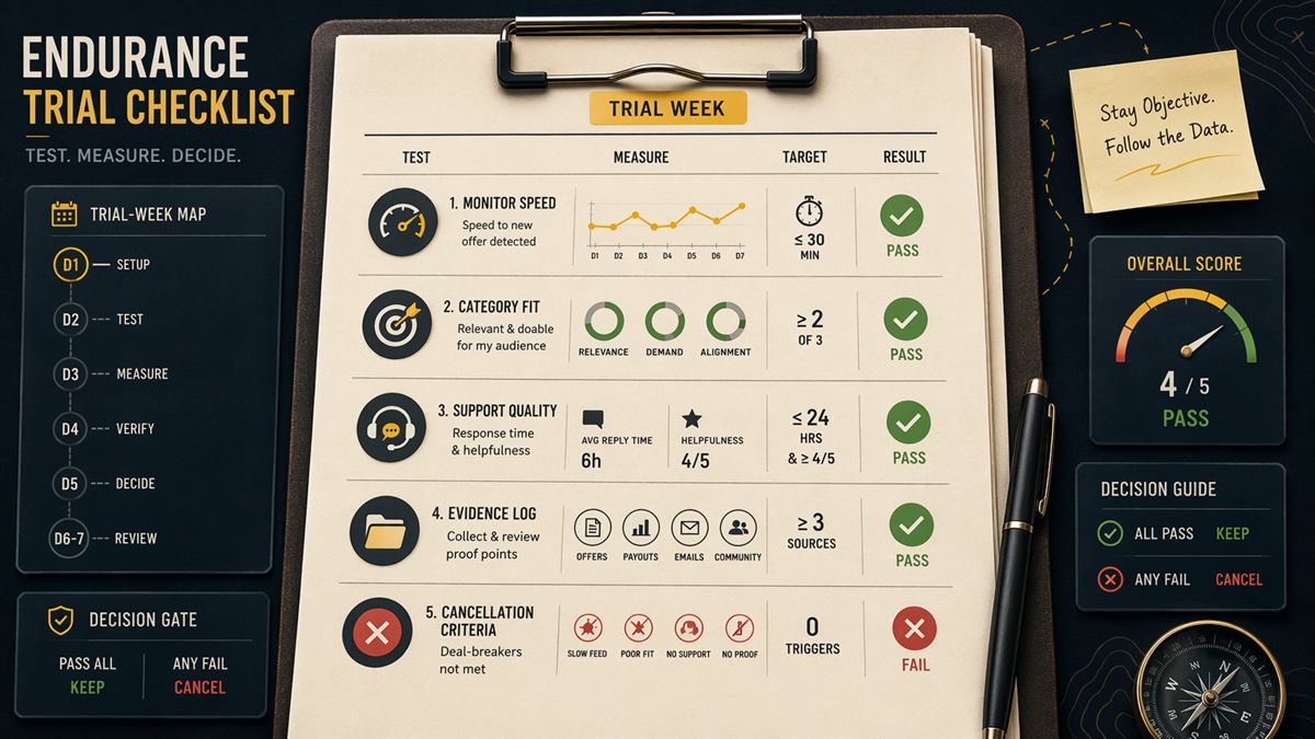 Endurance Trial Checklist: How To Test It Before You Pay Long Term visual